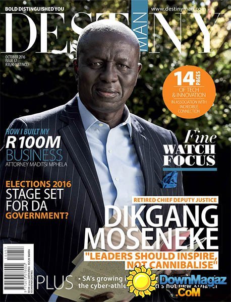 Destiny Man - October 2016 Destiny Man - October 2016