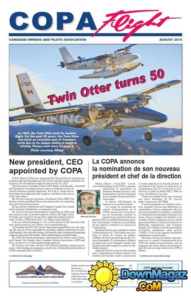 COPA Flight Canada - August 2015
