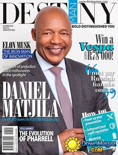 Destiny Man SA - October 2015 Destiny Man SA - October 2015