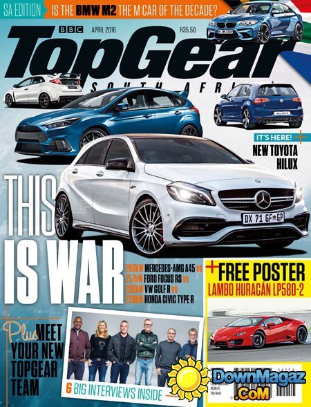 BBC Top Gear South Africa - April 2016 BBC Top Gear South Africa - April 2016