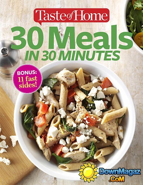 30 Meals in 30 Minutes - August 2016 30 Meals in 30 Minutes - August 2016