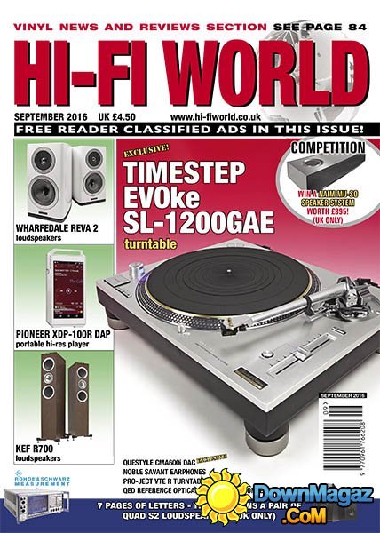 Hi-Fi World - September 2016 Hi-Fi World - September 2016
