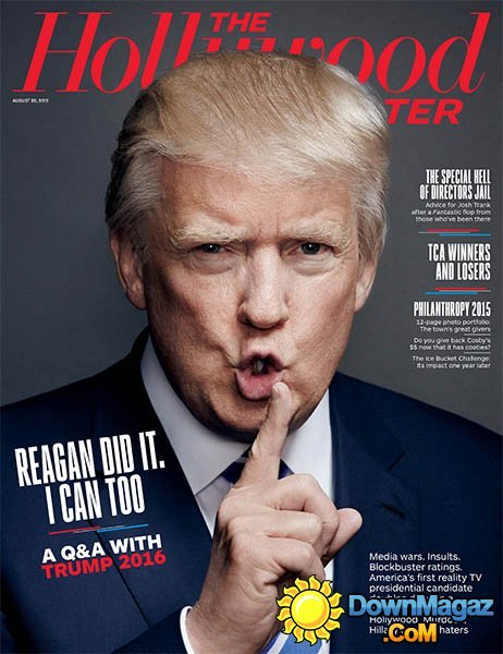 The Hollywood Reporter USA - 28 August 2015 The Hollywood Reporter USA - 28 August 2015