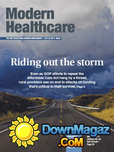 Modern Healthcare - 24.07.2017 Modern Healthcare - 24.07.2017