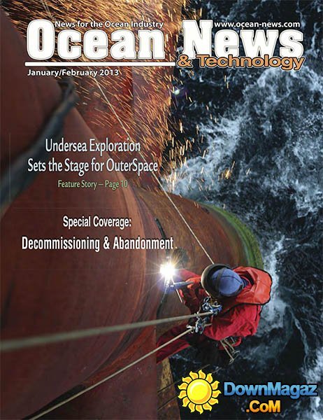 Ocean News & Technology - January/February 2013 Ocean News & Technology - January/February 2013