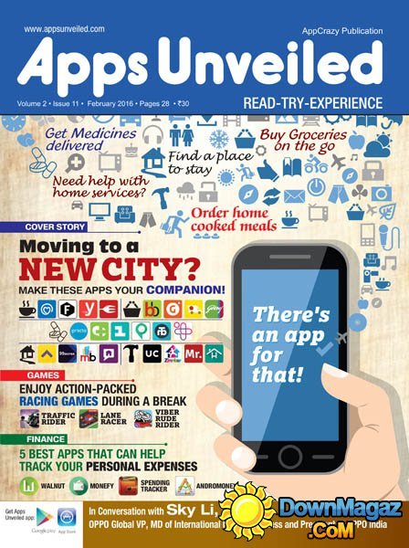 Apps Unveiled - February 2016 Apps Unveiled - February 2016