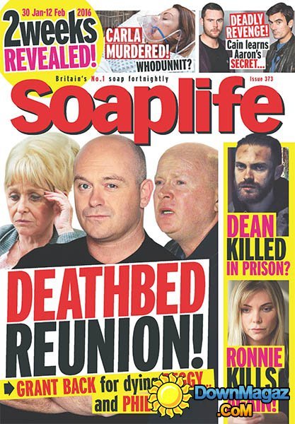 Soaplife UK - 30 January 2016 Soaplife UK - 30 January 2016