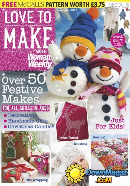 Love to make with Woman's Weekly USA - December 2015 Love to make with Woman's Weekly USA - December 2015