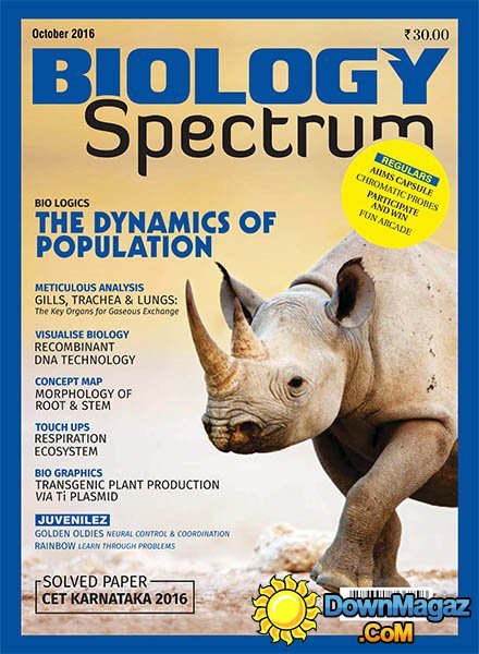 Spectrum Biology - October 2016 Spectrum Biology - October 2016