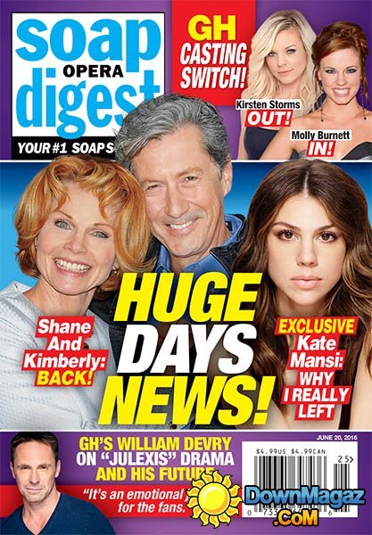 Soap Opera Digest - 20 June 2016