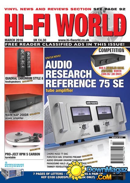 Hi-Fi World - March 2016 Hi-Fi World - March 2016