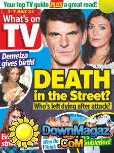 What's on TV - 01.07.2017 What's on TV - 01.07.2017