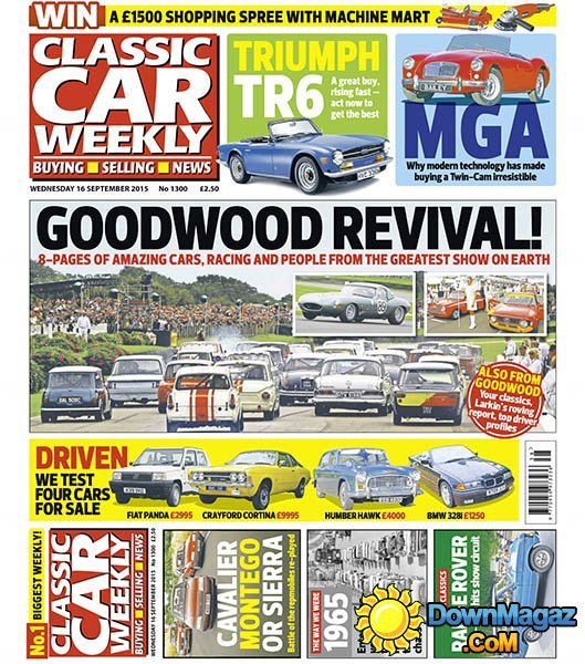 Classic Car Weekly UK - 16 September 2015 Classic Car Weekly UK - 16 September 2015