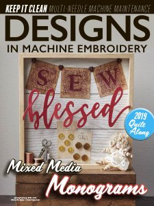 Designs in Machine Embroidery - 01/02 2019 Designs in Machine Embroidery - 01/02 2019