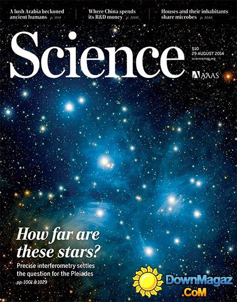 Science - 29 August 2014 Science - 29 August 2014