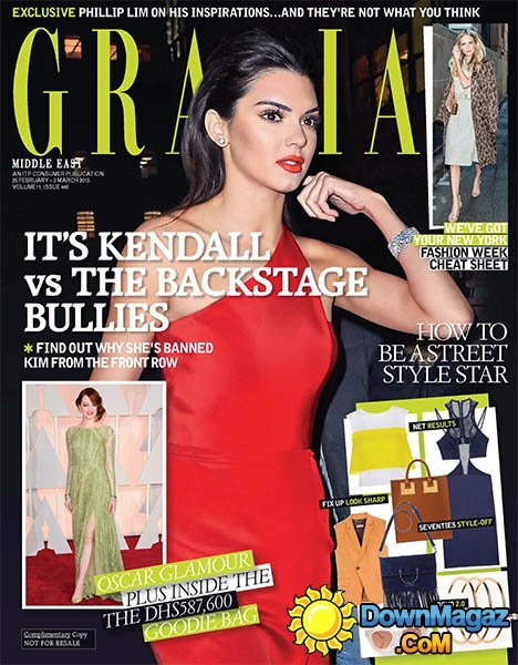 Grazia Middle East - 25 February 2015 Grazia Middle East - 25 February 2015