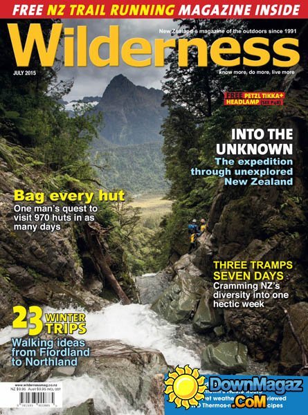 Wilderness New Zealand - July 2015 Wilderness New Zealand - July 2015