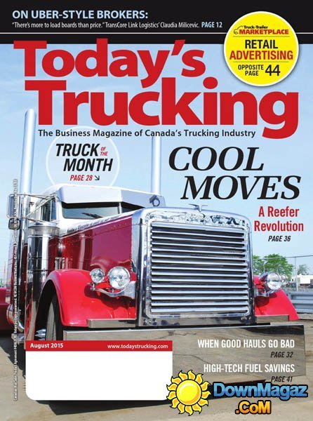Today's Trucking Canada - August 2015 Today's Trucking Canada - August 2015
