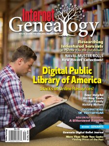 Internet Genealogy - 10/11 2018 Internet Genealogy - 10/11 2018