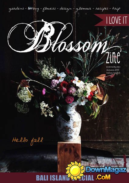 Blossom Zine Italy - Edition #10 (Autumn 2015) Blossom Zine Italy - Edition #10 (Autumn 2015)