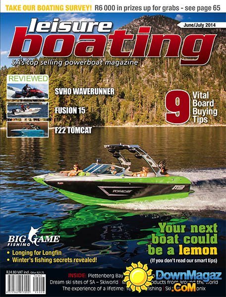 Leisure Boating Featuring Big Game Fishing - June/July 2014