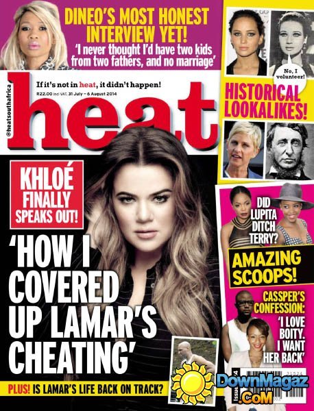 Heat South Africa - 31 July 2014 Heat South Africa - 31 July 2014