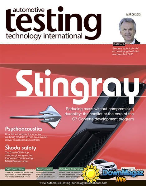 Automotive Testing Technology International - March 2013 Automotive Testing Technology International - March 2013