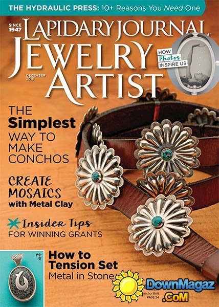 Lapidary Journal Jewelry Artist - 12.2016 Lapidary Journal Jewelry Artist - 12.2016