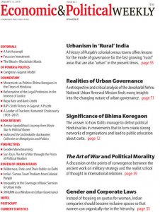 Economic & Political Weekly - 15.01.2018 Economic & Political Weekly - 15.01.2018