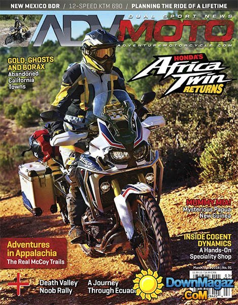Adventure Motorcycle - March - April 2016 Adventure Motorcycle - March - April 2016