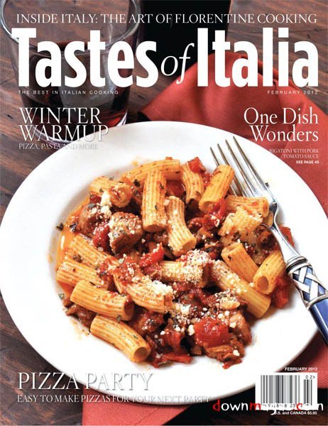 Tastes of Italia - January/February 2012 Tastes of Italia - January/February 2012