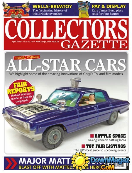 Collectors Gazette - April 2016 Collectors Gazette - April 2016