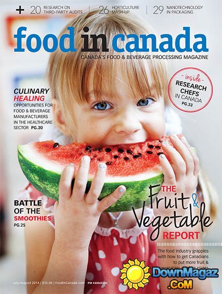 Food In Canada – July/August 2014 Food In Canada – July/August 2014