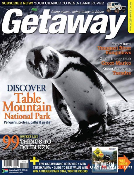 Getaway South Africa - November 2011 Getaway South Africa - November 2011