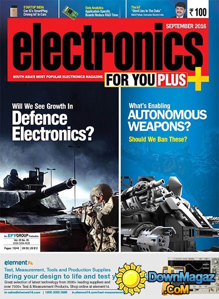 Electronics For You - September 2016 Electronics For You - September 2016
