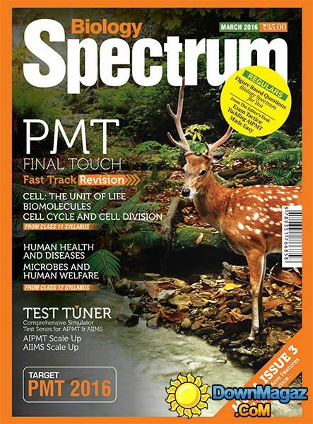 Spectrum Biology - March 2016 Spectrum Biology - March 2016