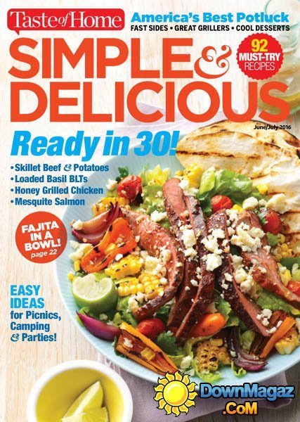 Simple & Delicious - June-July 2016 Simple & Delicious - June-July 2016