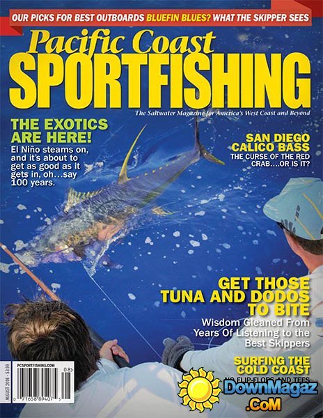 Pacific Coast Sportfishing - August 2016