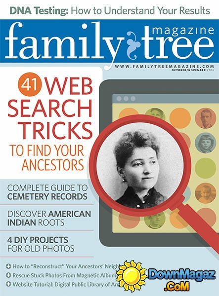 Family Tree USA - October - November 2016 Family Tree USA - October - November 2016