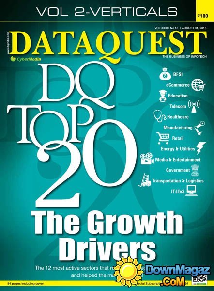 DataQuest India - 31 August 2015 DataQuest India - 31 August 2015