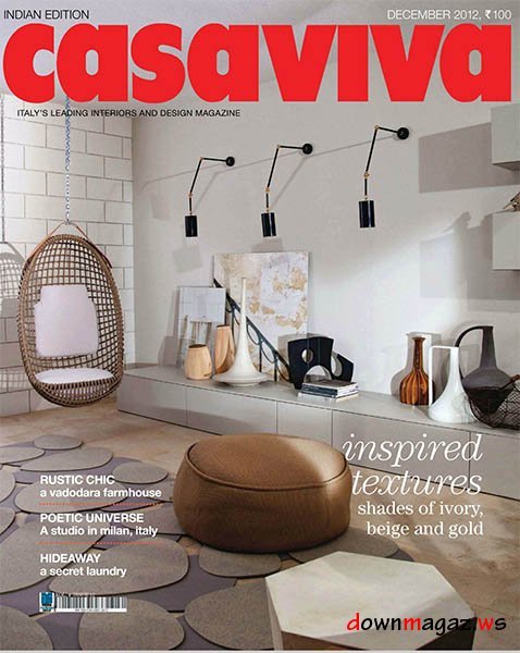 Casaviva India Edition Magazine December 2012 Casaviva India Edition Magazine December 2012