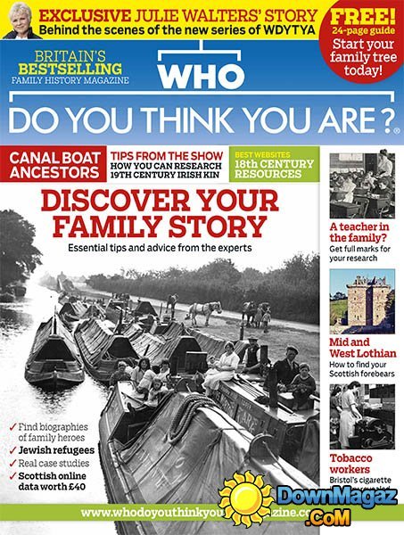 Who Do You Think You Are? - Summer 2014 Who Do You Think You Are? - Summer 2014