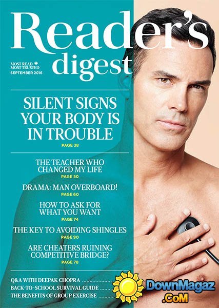 Reader's Digest CA - September 2016 Reader's Digest CA - September 2016