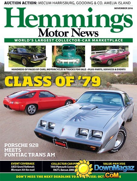 Hemmings Motor News - November 2016 Hemmings Motor News - November 2016