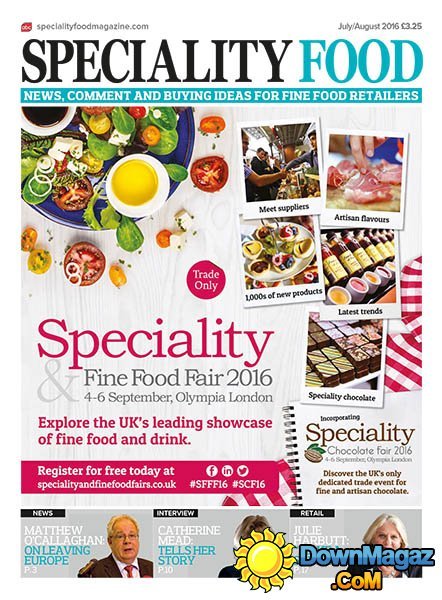 Speciality Food - July-August 2016