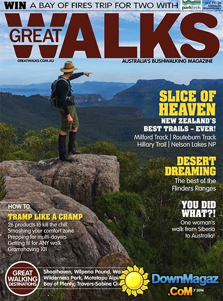 Great Walks - June - July 2016