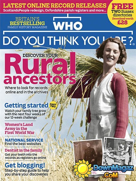 Who Do You Think You Are? - November 2016 Who Do You Think You Are? - November 2016