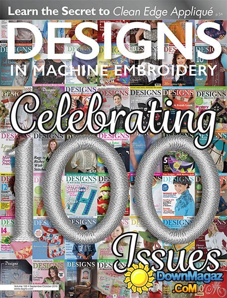 Designs in Machine Embroidery - September/October 2016 Designs in Machine Embroidery - September/October 2016