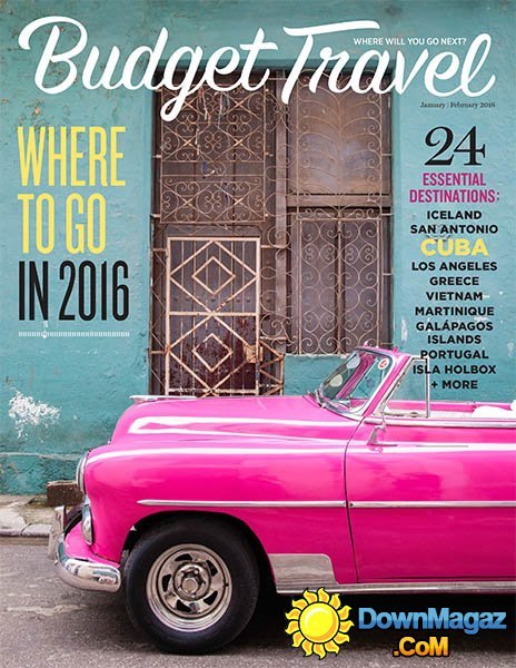 Budget Travel USA - January/February 2016 Budget Travel USA - January/February 2016