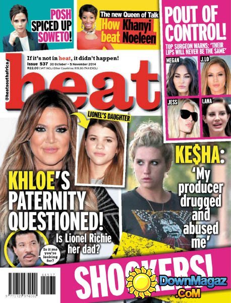 Heat South Africa - 30 October 2014 Heat South Africa - 30 October 2014